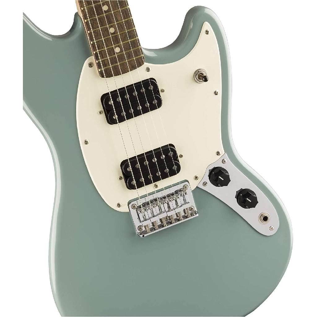 Fender Squier 0371220548 Sonic Grey Bullet Mustang HH Laurel Fingerboard Electric Guitar - Reco Music Malaysia