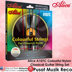 Alice A107C Colorful Nylon Classical Guitar String Set - Reco Music Malaysia