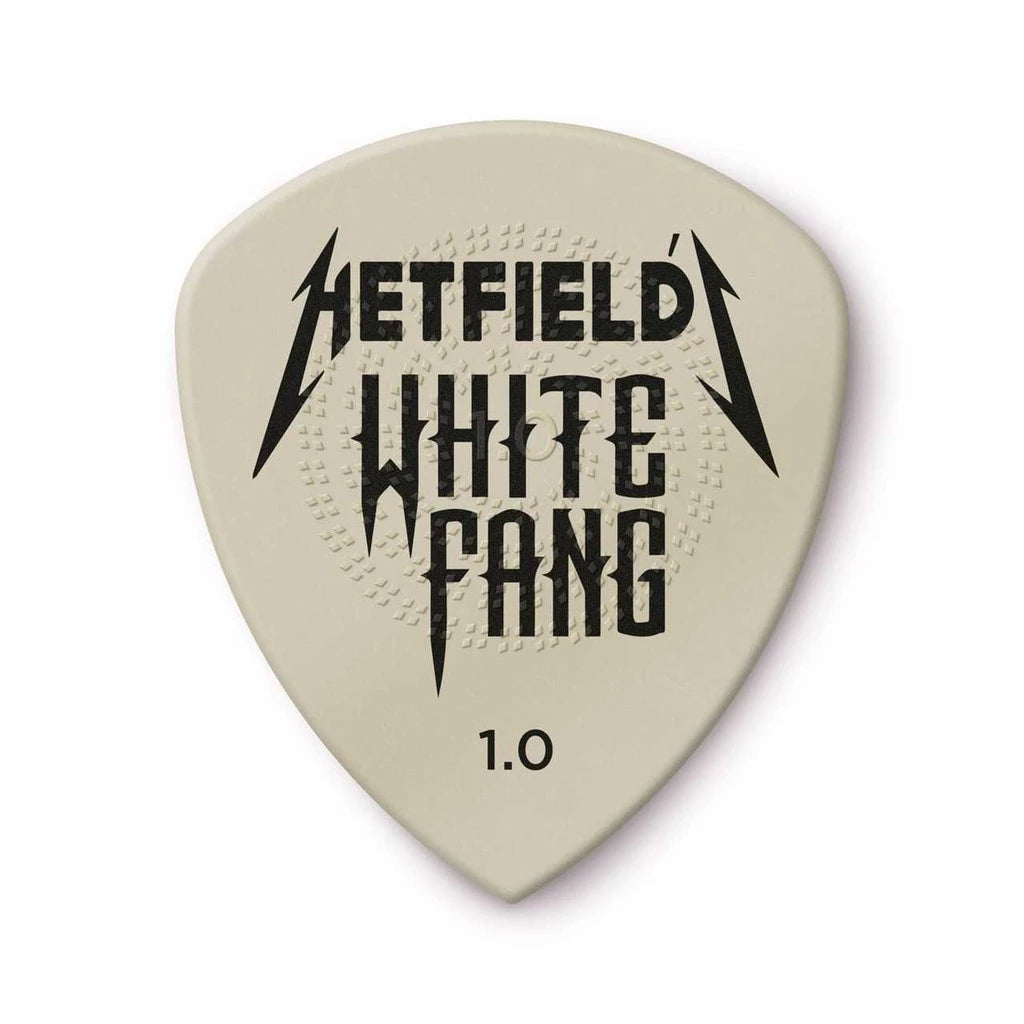 Jim Dunlop PH122P100 James Hetfield White Fang Custom Guitar Pick 1.00mm Guitar Picks Player Pack (6pcs) - Reco Music Malaysia