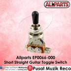 AllParts EP-0066-000 Electric Guitar Nickel Short Straight Toggle Switch - Reco Music Malaysia