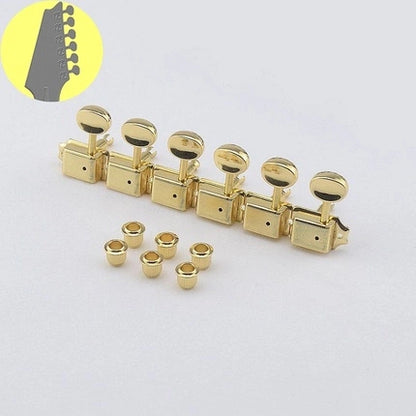 RM GF0965 GD-L6 Gold Vintage Kluson Style Electric Guitar Machine Head Tuner SET 6L - Reco Music Malaysia