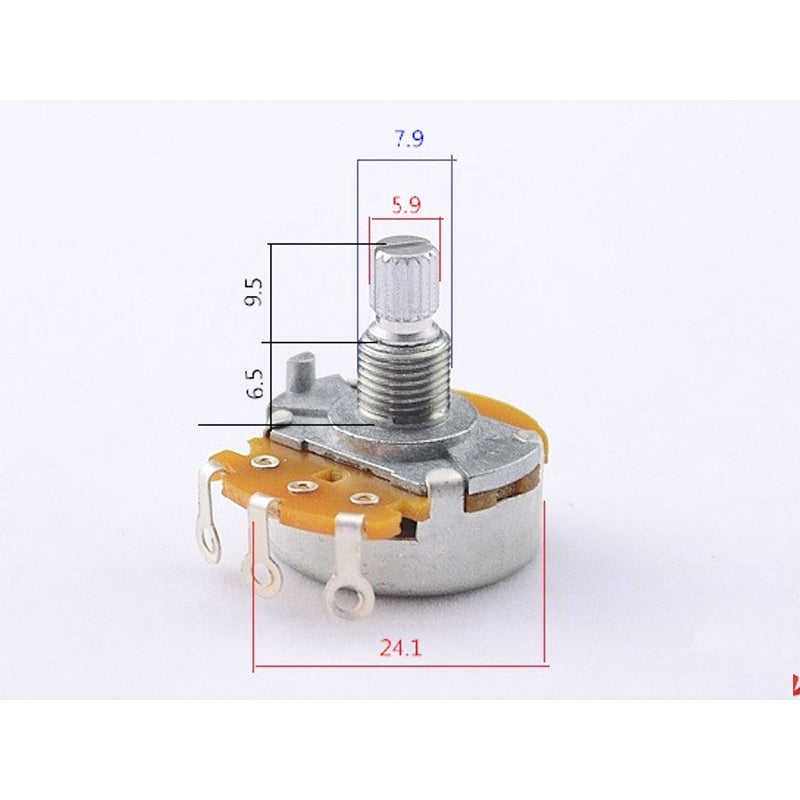 Gotoh GF250K A250K B250K Audio Linear Guitar Tone Volume 250K Pot Pots Potentiometer - Made in Japan - Reco Music Malaysia