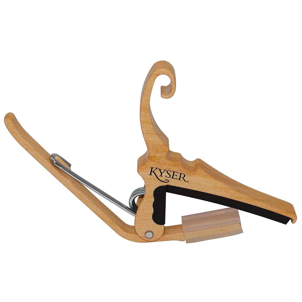 Kyser KG6MA Quick Change Acoustic Guitar Capo Maple Design - Reco Music Malaysia