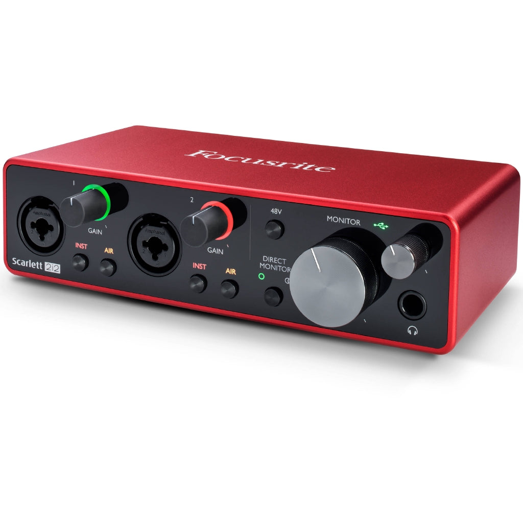 Focusrite Scarlett 2i2 2-in/2-out 3RD GEN USB-C Audio Interface | Reco Music Malaysia