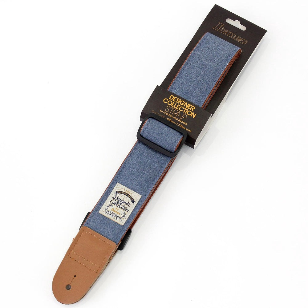 Ibanez DCS50D-LBL Light Blue Designer Collection Guitar Strap - Reco Music Malaysia