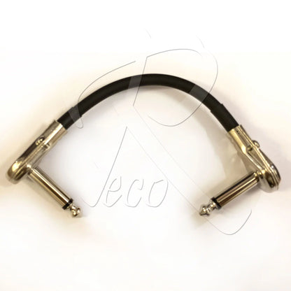 RM Guitar Effect Patch Cable FLAT / PANCAKE Head - 15cm - Reco Music Malaysia