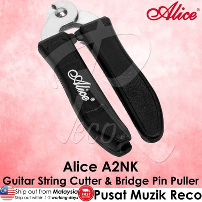 Alice A2NK Guitar Tool String Cutter and Bridge Pin Puller - Reco Music Malaysia