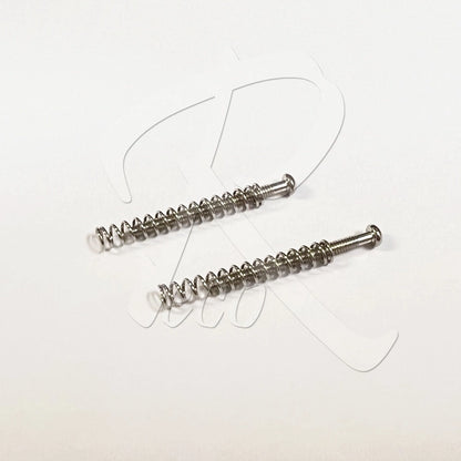 【2pcs】RM GF0348-CR Chrome Electric Guitar Humbucker Pickups Height Adjusting Screws with Spring - Reco Music Malaysia