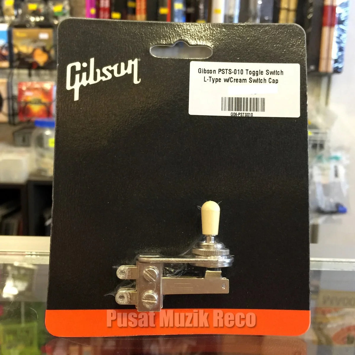 Gibson Accessories PSTS-020 Guitar 3 Way Toggle Switch Straight Type with Cream Switch Cap - Reco Music Malaysia