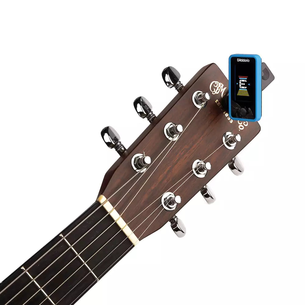 D'Addario Planet Waves PW-CT-17BU Full Color Eclipse Clip On Headstock Chromatic Guitar Tuner - Reco Music Malaysia