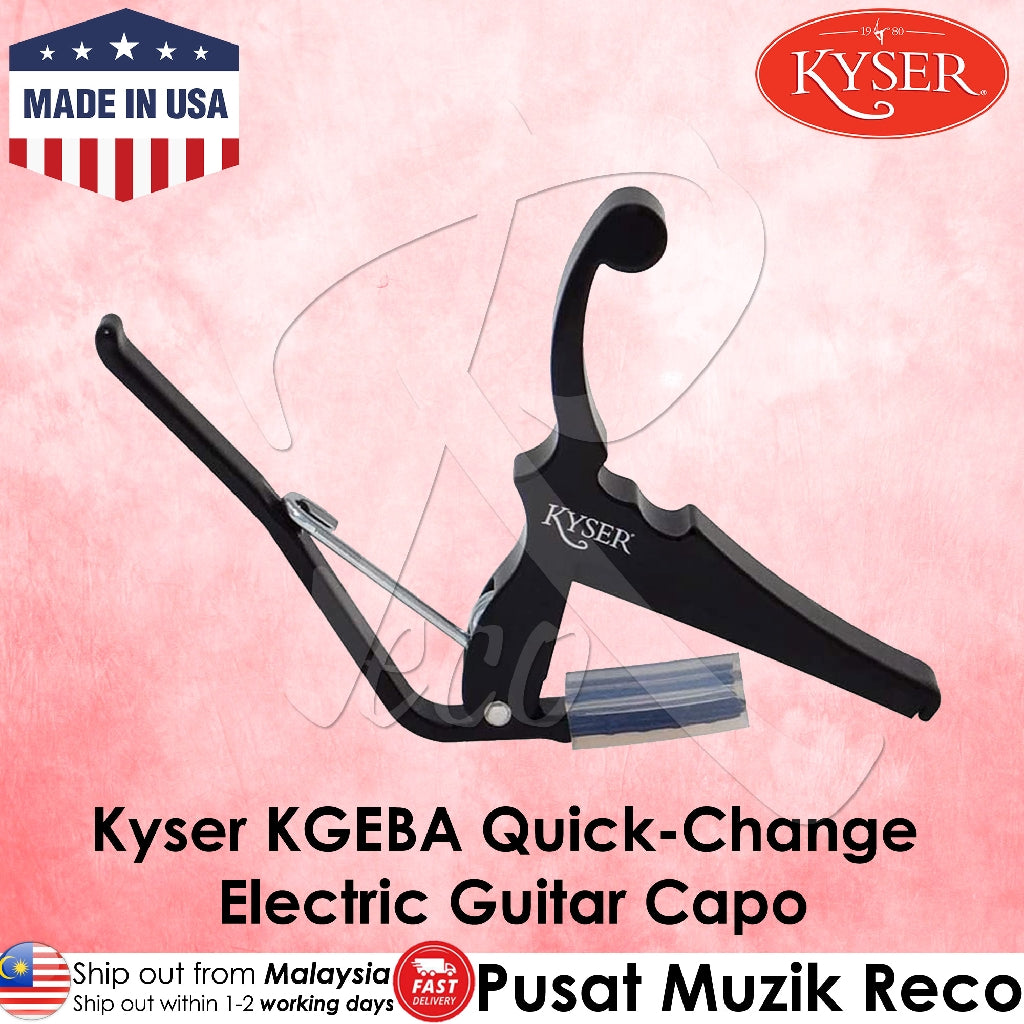 Kyser KGEBA Quick Change Electric Guitar Capo - Reco Music Malaysia