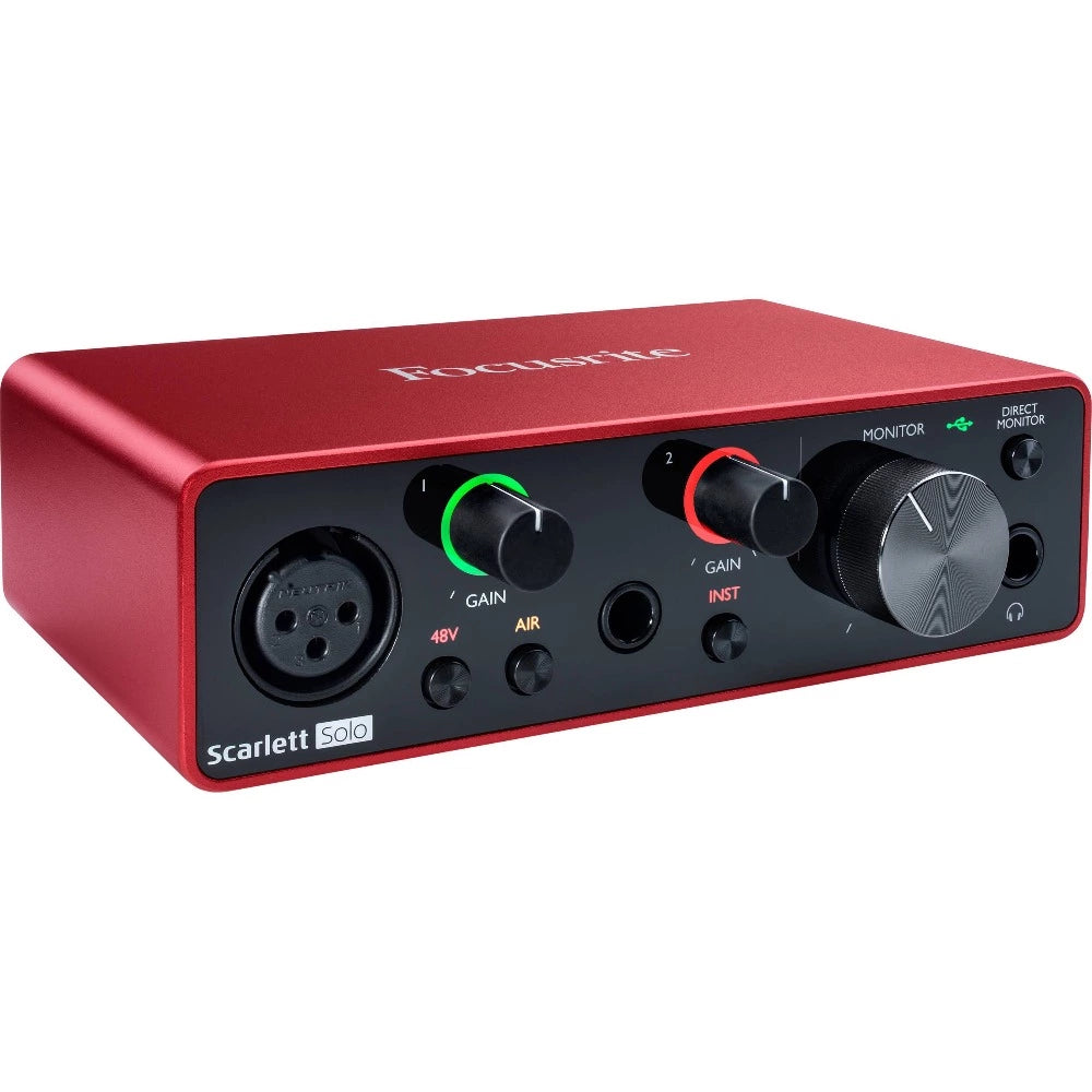 Focusrite Scarlett Solo Studio Pack 3rd Gen USB Audio Interface Recording Bundle | Reco Music Malaysia