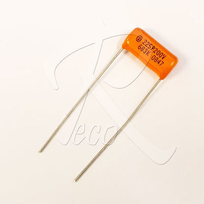 CDE Sprague CDE225P 683K 0.068UF 200V Guitar Orange Drop Capacitor Tone Caps - Reco Music Malaysia