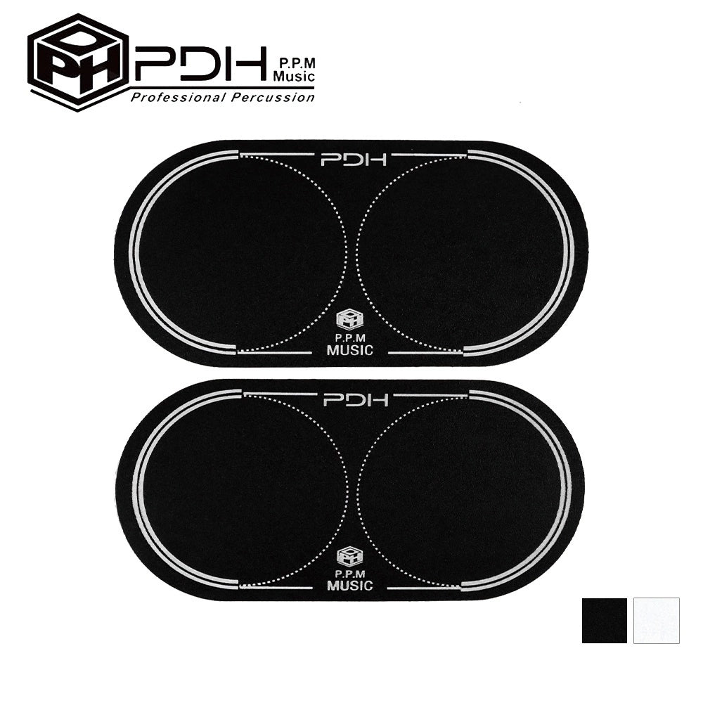 PDH B002/BK BLACK Double Bass Drum Pedal Pedal Pad Kick Pad Patch Head Protection - Reco Music Malaysia