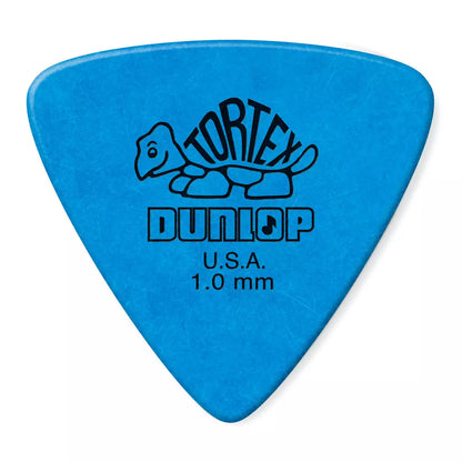 Jim Dunlop 430P100 Tortex Triangle Guitar Pick 1.00mm Blue - Reco Music Malaysia