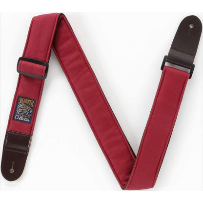 Ibanez DCS50-WR Wine Red Designer Collection Guitar Strap - Reco Music Malaysia