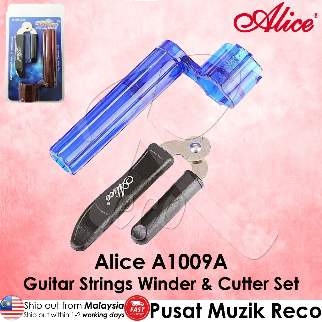 Alice A1009A Multifunctional Guitar Strings Winder & Cutter Set - Reco Music Malaysia