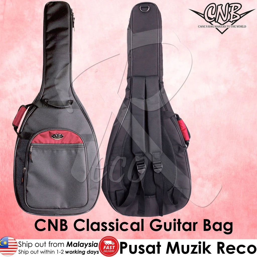 CNB CGB-1280 Thick Padded Classical Guitar Bag - Reco Music Malaysia