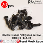 RM W-6-3012-93 Electric Guitar Pickguard Cover Screws Screw 20pcs - Reco Music Malaysia