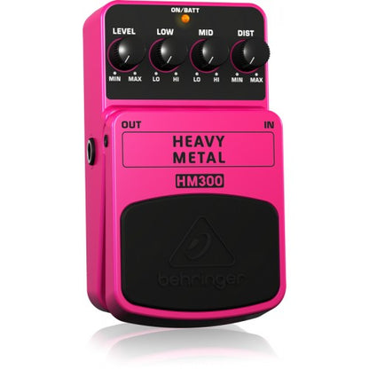 Behringer HM300 Heavy Metal Distortion Guitar Effects Pedal - Reco Music Malaysia