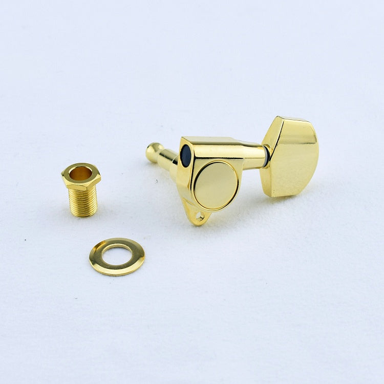 RM GF1341-GD Diecast SL 3R 90 Degree Angle GOLD Guitar Machine Head SET Tuning Peg Tuner - Reco Music Malaysia