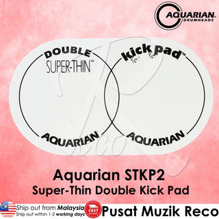 Aquarian STKP2 Super-Thin Double Kick Pad | Reco Music Malaysia