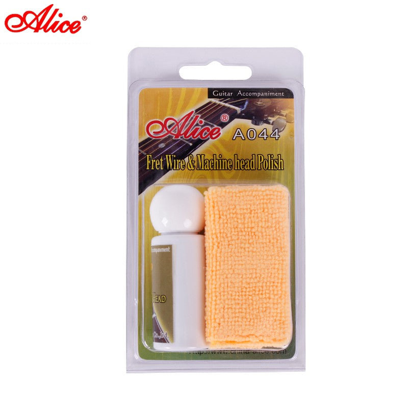 Alice A044 Guitar Metal Polish Guitar Fret Wire & Machine Head Polish with Cloth - Reco Music Malaysia
