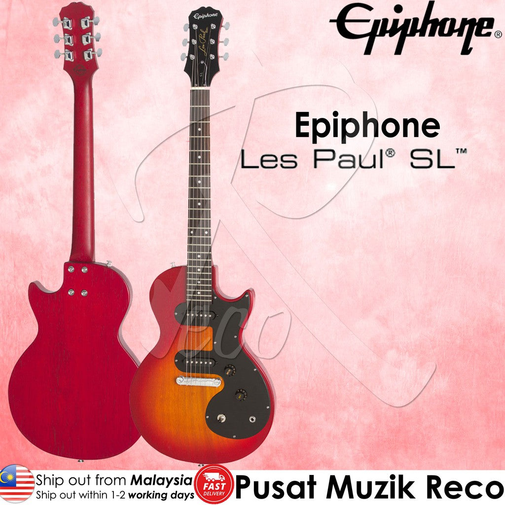 Epiphone Les Paul SL HS Electric Guitar - Heritage Cherry Sunburst | Reco Music Malaysia