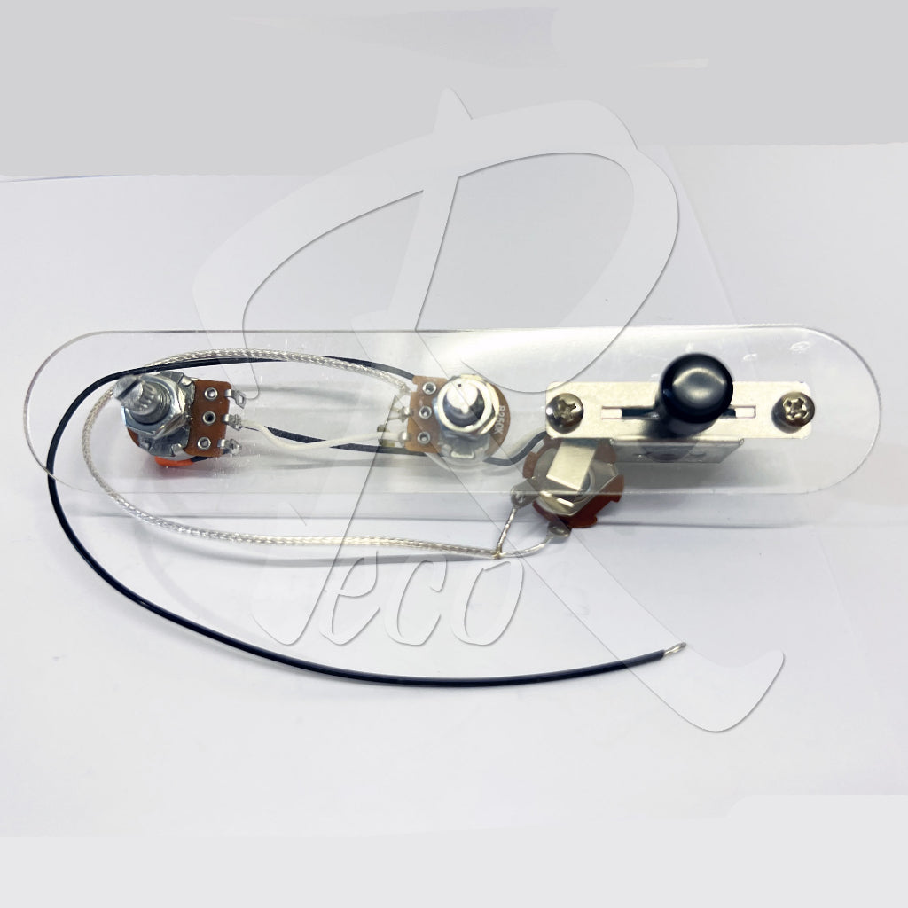 RM GF3915 Telecaster Electric Guitar Prewired Guitar Wiring Harness ( 2x 250K Pots + 3 Way Switch + Jack ) - Reco Music Malaysia