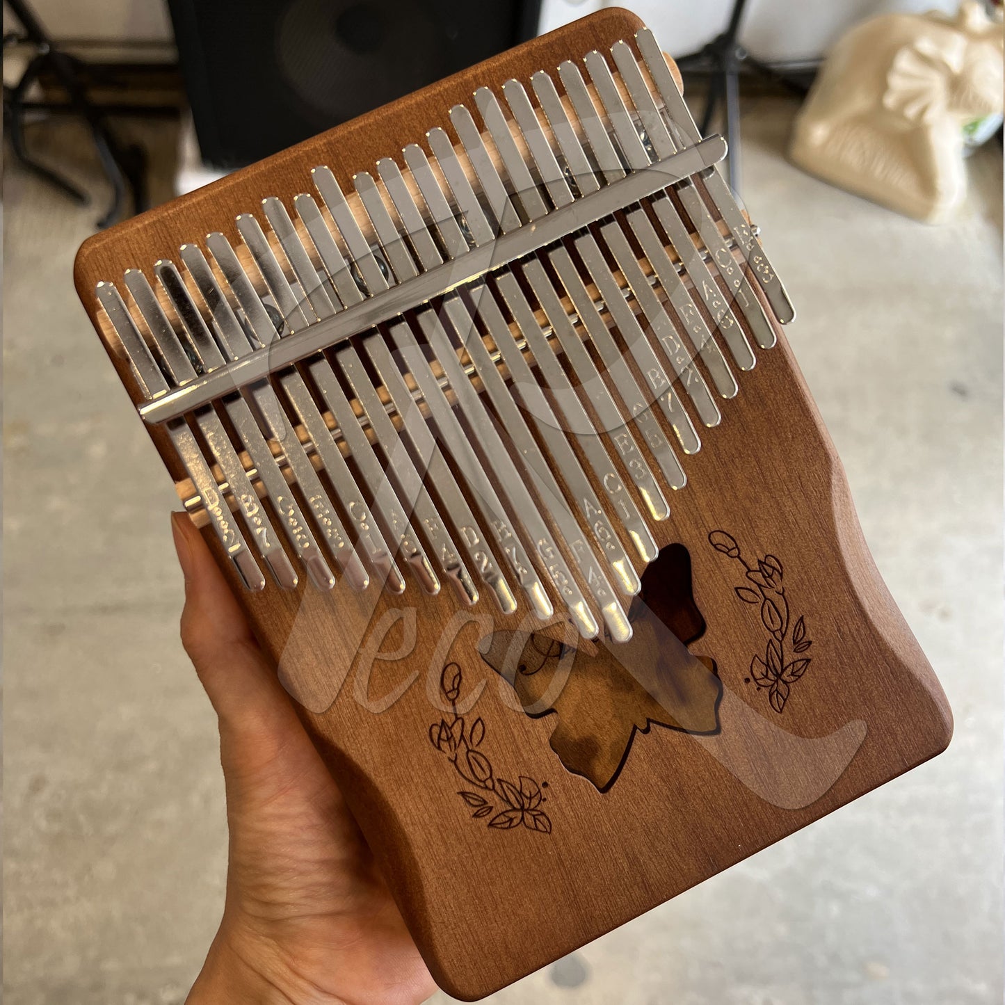 RM 21 keys Kalimba Thumb Piano Finger Piano with Bag & Acc 21音拇指琴卡林巴手指钢琴