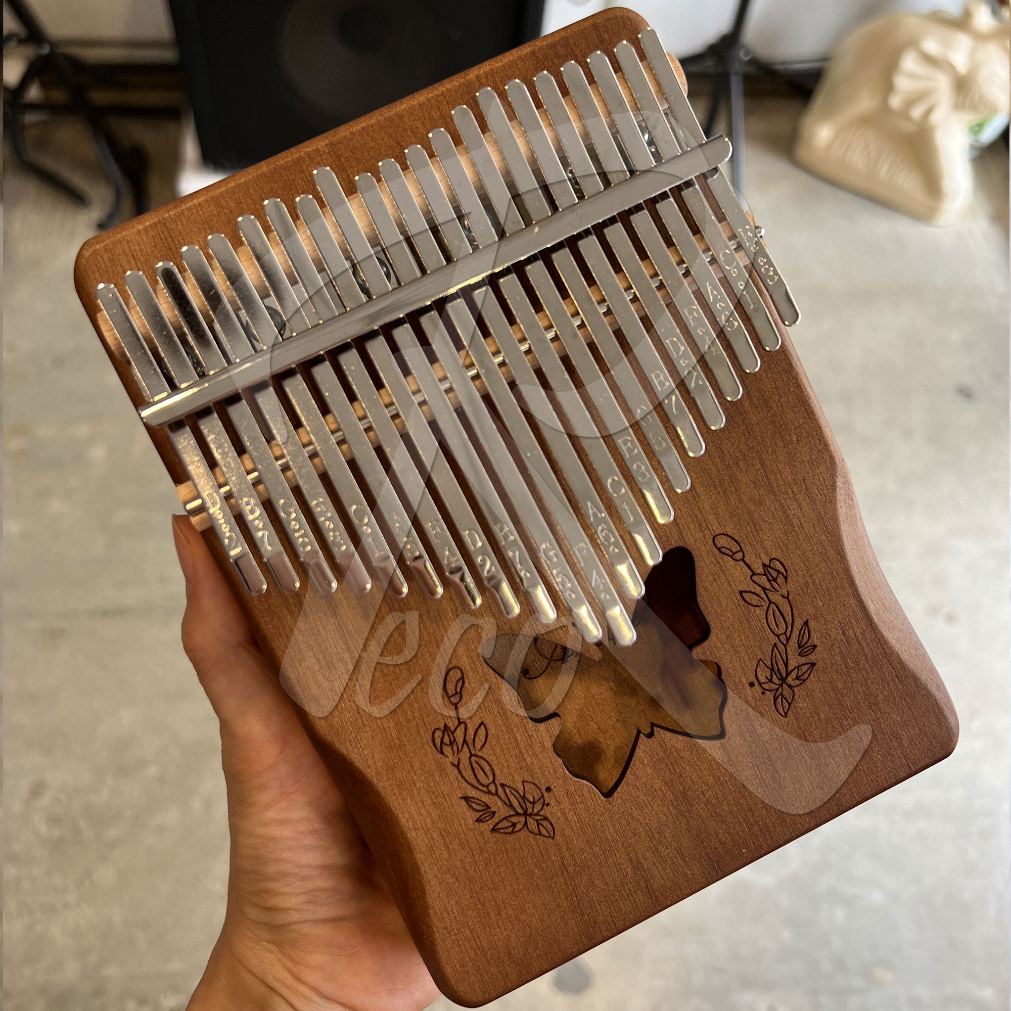 RM 21 keys Kalimba Thumb Piano Finger Piano with Bag & Acc 21音拇指琴卡林巴手指钢琴