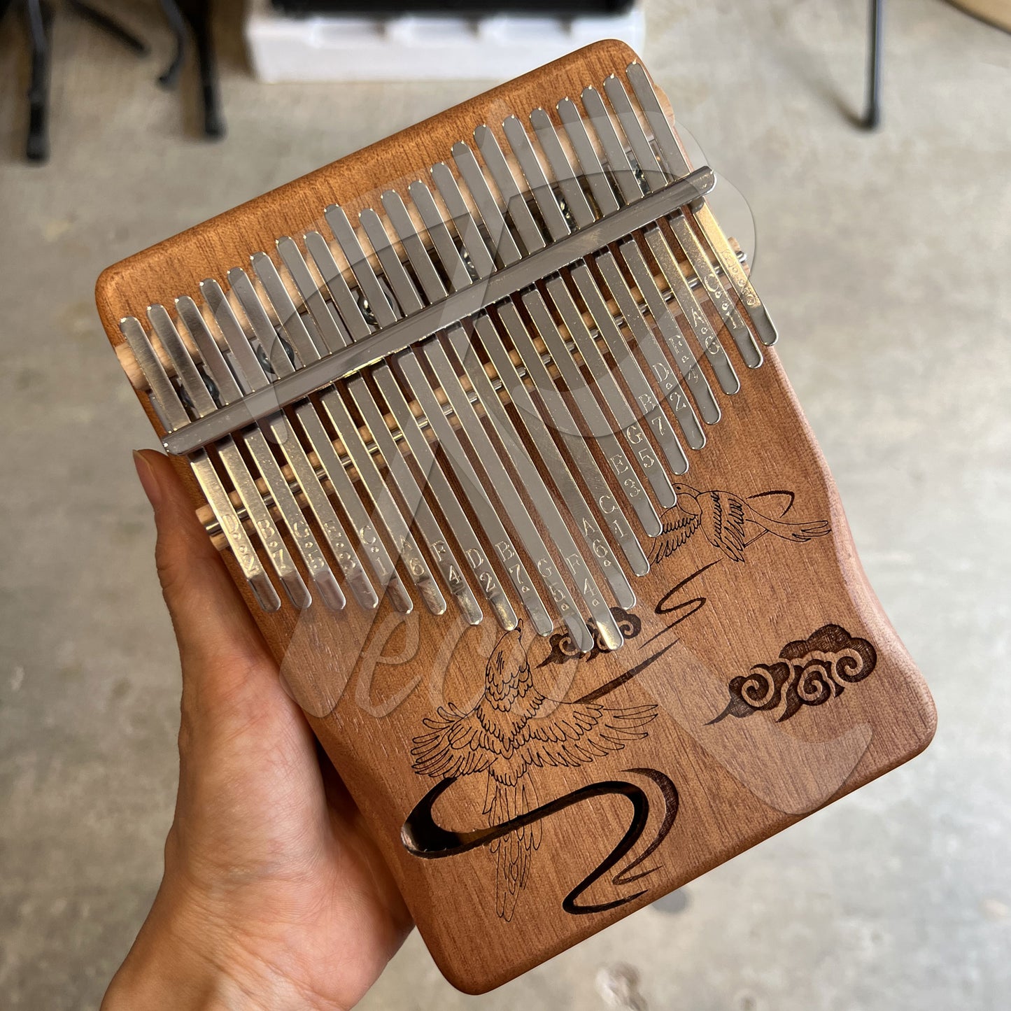 RM 21 keys Kalimba Thumb Piano Finger Piano with Bag & Acc 21音拇指琴卡林巴手指钢琴