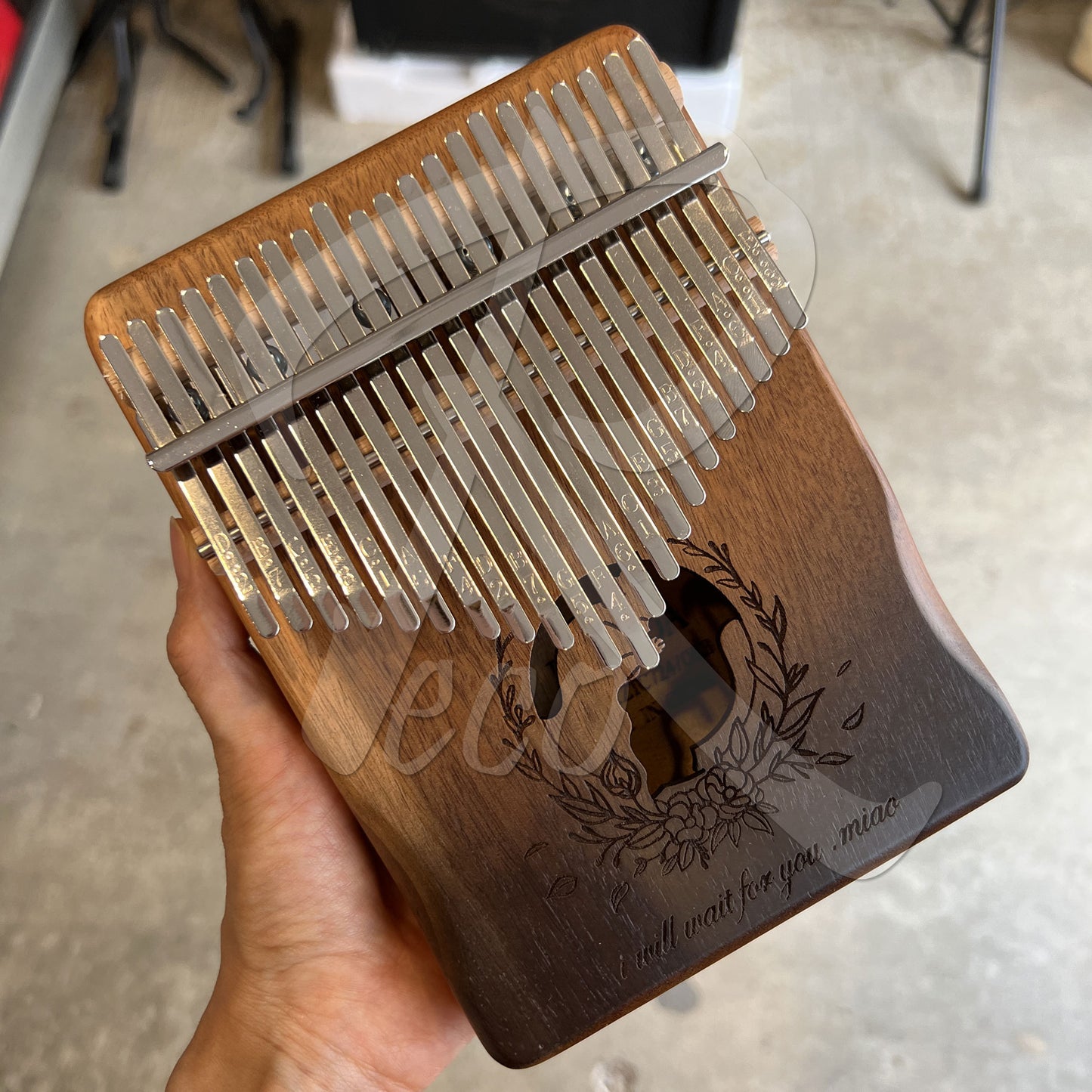 RM 21 keys Kalimba Thumb Piano Finger Piano with Bag & Acc 21音拇指琴卡林巴手指钢琴