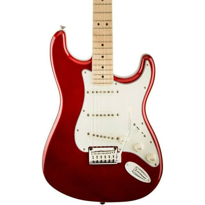 Fender Squier 0321602509 Standard Stratocaster Electric Guitar, Maple Fingerboard, Candy Apple Red - Reco Music Malaysia