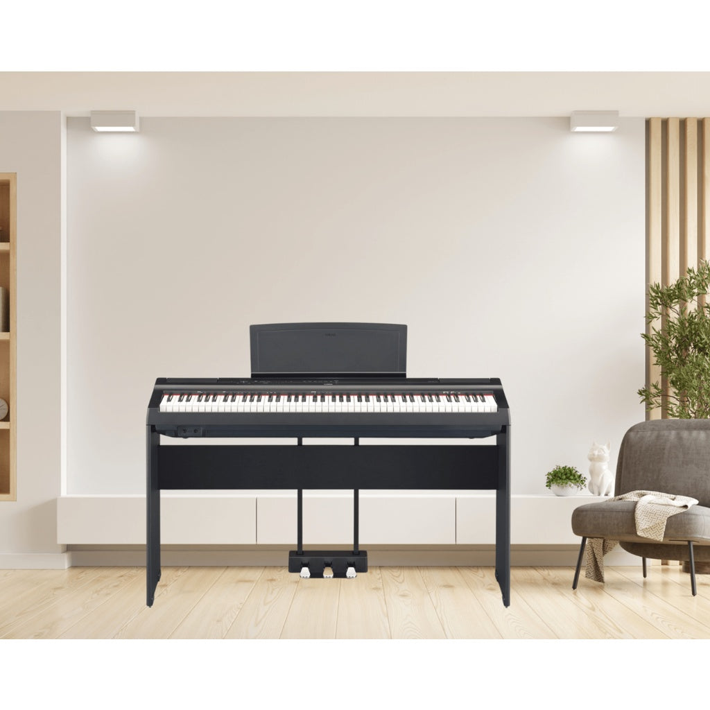 Yamaha P-125a B 88-Keys Weighted Action Digital Piano ( P125a / P 125a / P125 / P-125 ) - Reco Music Malaysia