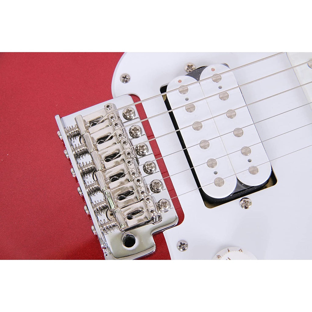 Yamaha PAC012 HSS Pacifica Electric Guitar With Tremolo, Metallic Red - Reco Music Malaysia