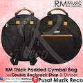 RM Thick Padded Drum Cymbal Bag With Padded Backstrap And Divider - Reco Music Malaysia