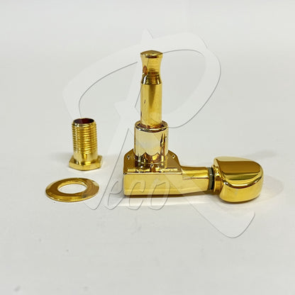 RM GF-1337-GD 90 Degree Angle Acoustic Electric Guitar Machine Head SET Tuning Peg Tuner 3R3L, Gold - Reco Music Malaysia