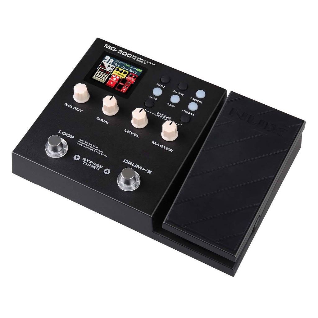 NUX MG300 Guitar Modelling Processor Multi Effects Pedal (MG-300 MG 300) - Reco Music Malaysia