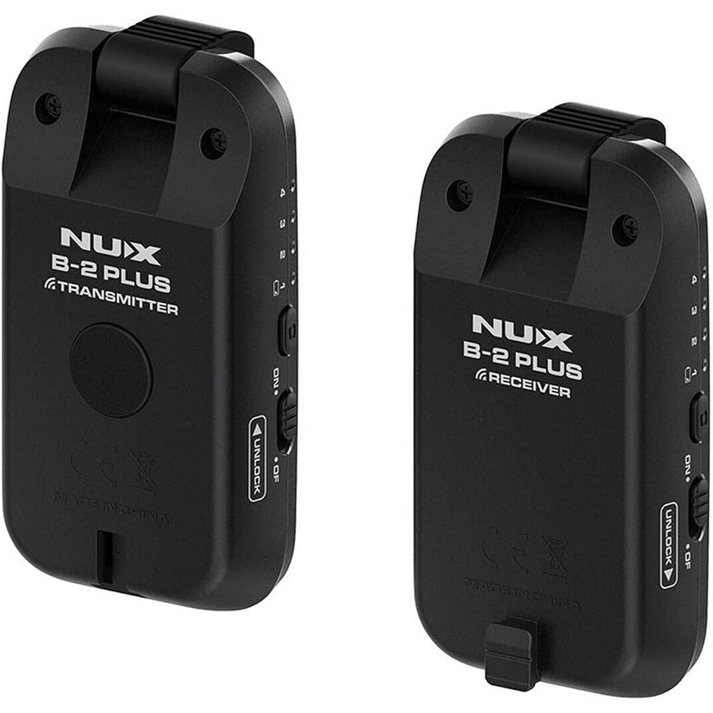 NUX B-2 PLUS 2.4GHz Guitar and Bass Wireless System(B2 B 2) - Reco Music Malaysia