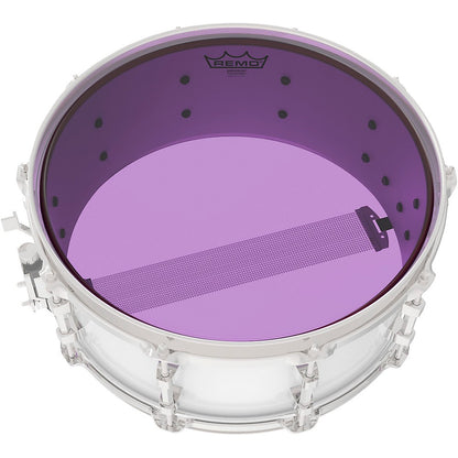 Remo BE-0314-CT-PU Emperor Colortone Purple Drumhead, 14″ - Reco Music Malaysia