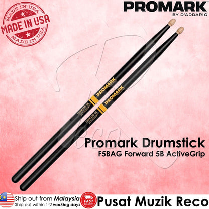 Promark F5BAG Forward 5B ActiveGrip Acorn Wood Tip Drumstick - Reco Music Malaysia