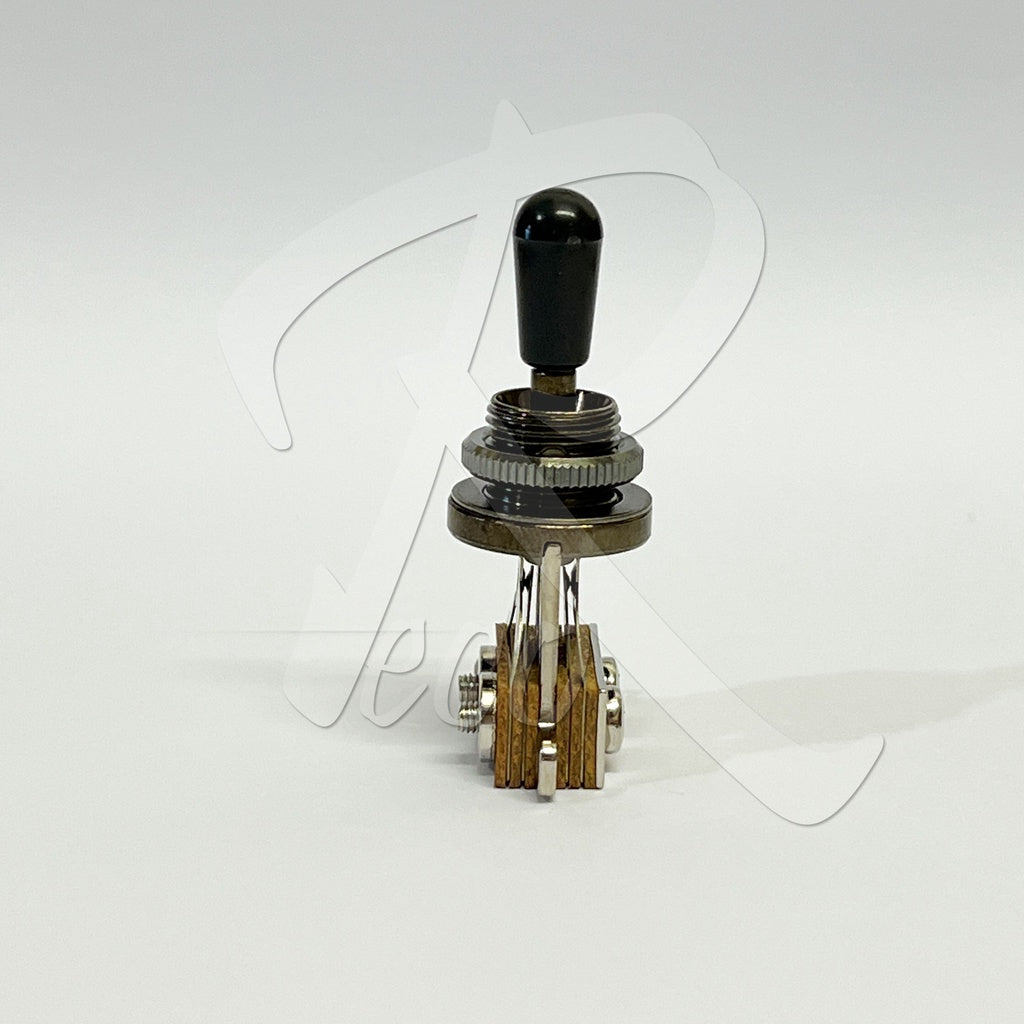 RM GF-0190-94 Electric Guitar 3 Way Toggle Switch Pickup Selector Black Knob - Reco Music Malaysia