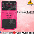 Behringer HM300 Heavy Metal Distortion Guitar Effects Pedal - Reco Music Malaysia