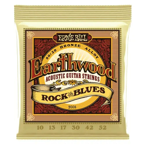 Ernie Ball 2008 Earthwood 80/20 Bronze Acoustic Guitar Strings R&B 1052 | Reco Music Malaysia